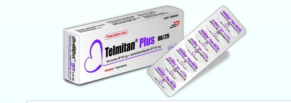 Tablet Telmitan Plus 80/25mg (14pcs)